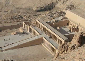 Архитектура в Древнем Египте храм Хатшепсут